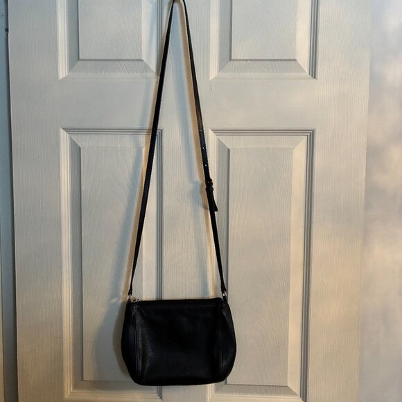 Coach - Black Leather Crossbody Purse -EUC - Picture 14 of 14